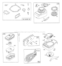 Page C Diagram and Parts List for 0616-0  Briggs and Stratton Pressure Washer